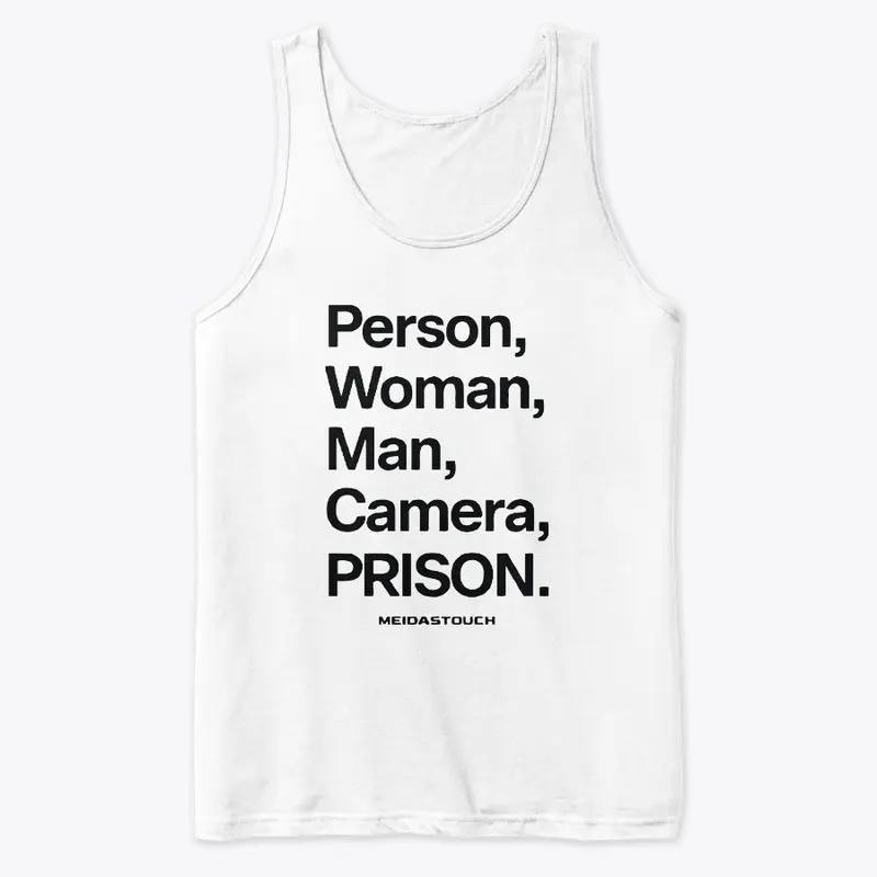 Person woman man camera prison T Shirt