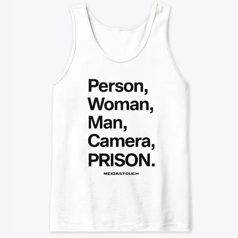 Person woman man camera prison T Shirt