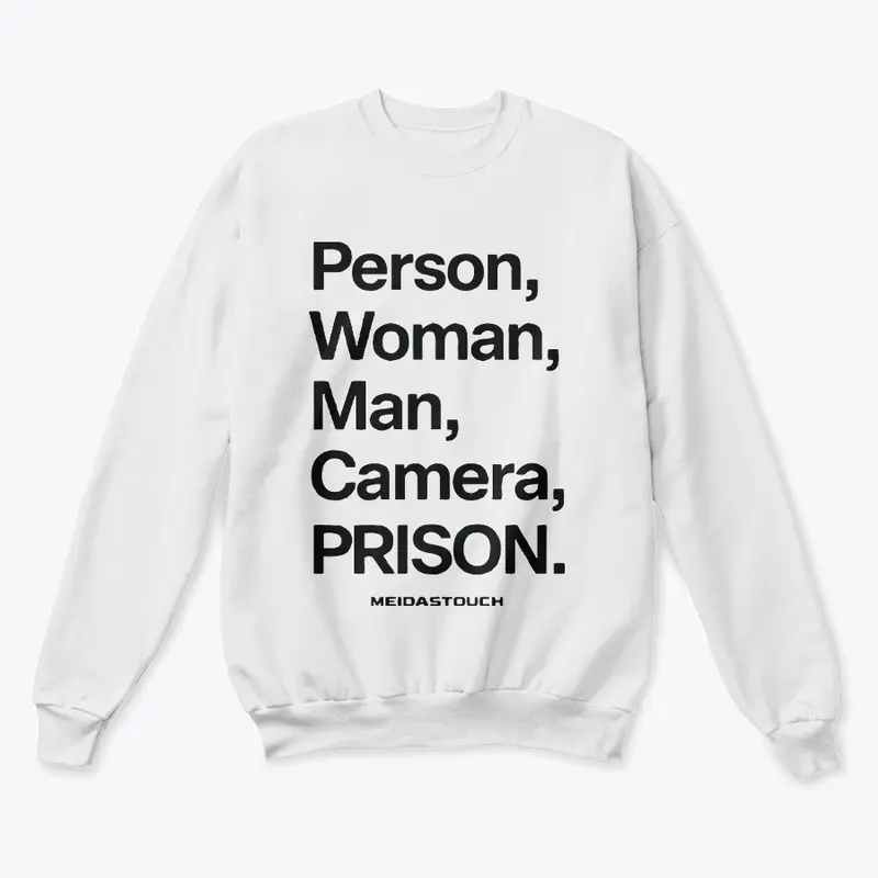 Person woman man camera prison T Shirt